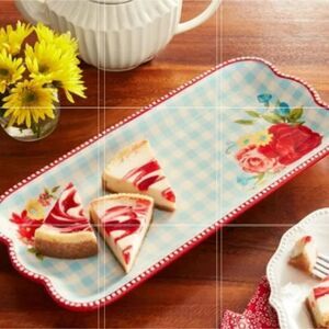 NWT - Pioneer Woman Sweet Rose Floral Platter